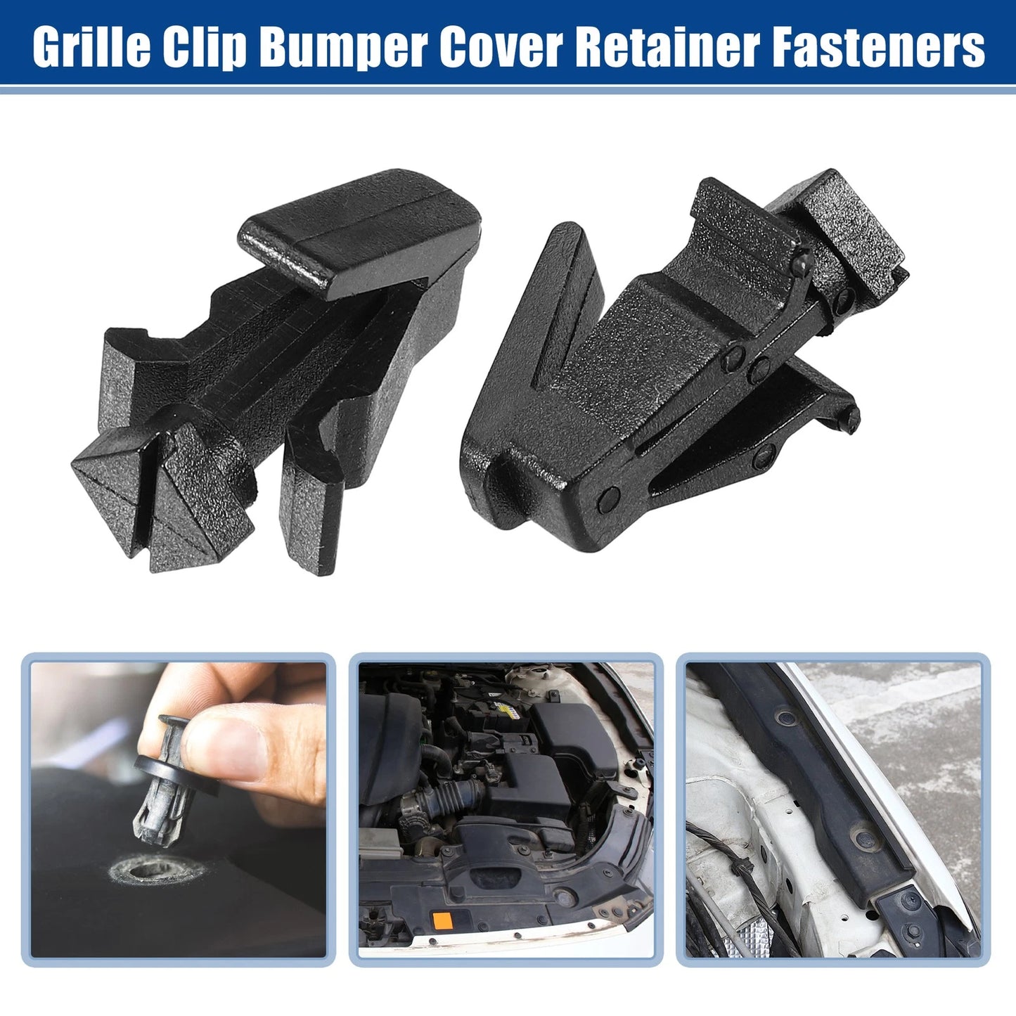 10pcs Grille Clip Bumper Cover Fasteners for Infiniti FX35 (2003–2008) No.768820M060
