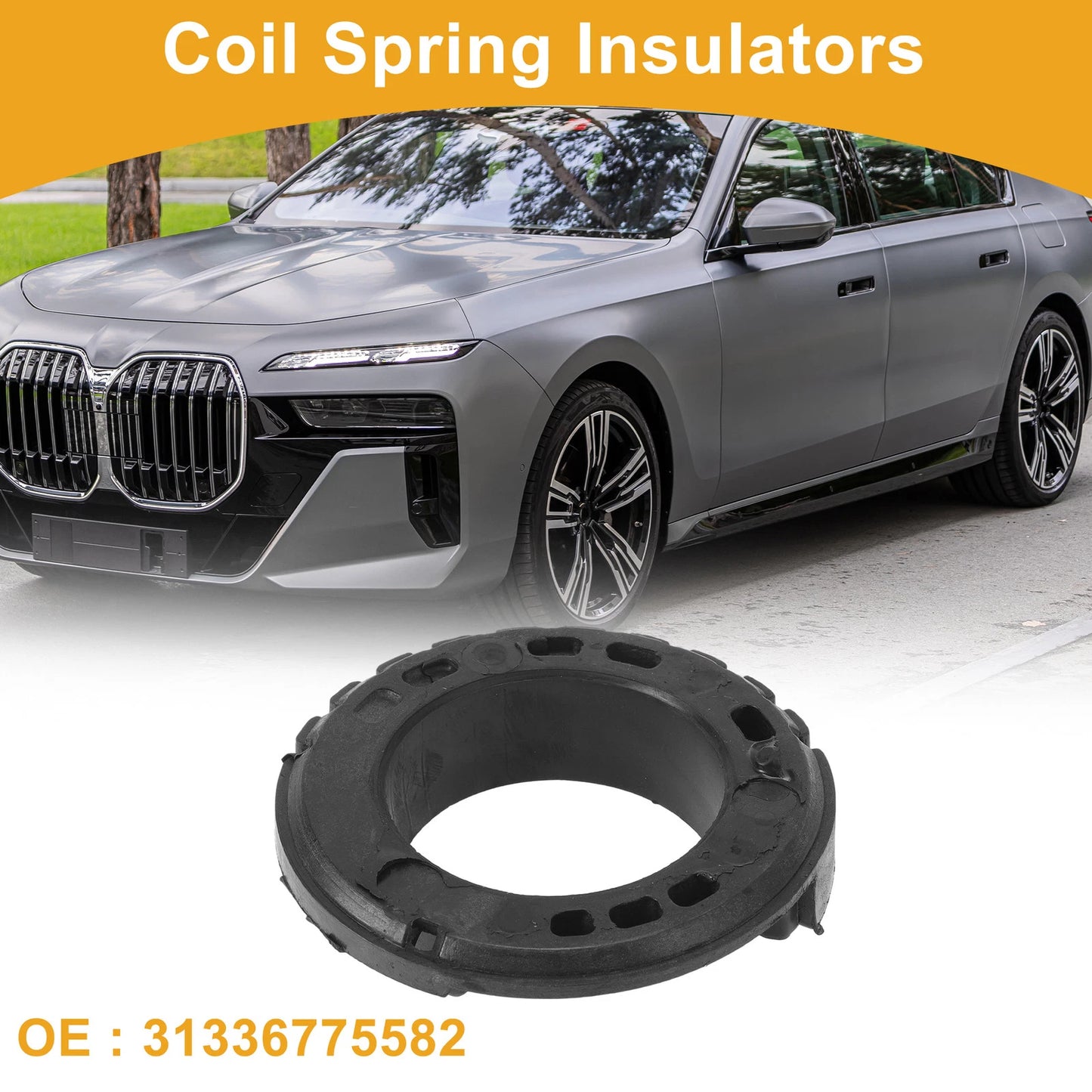 Lower Coil Spring Insulator No. 31336775582 for BMW 740i (2011–2015) Rubber