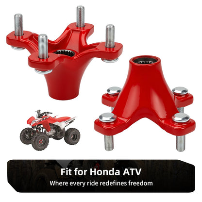 Rear Red Wheel Hubs for Honda TRX250X TRX300X TRX400X (2000–2023)