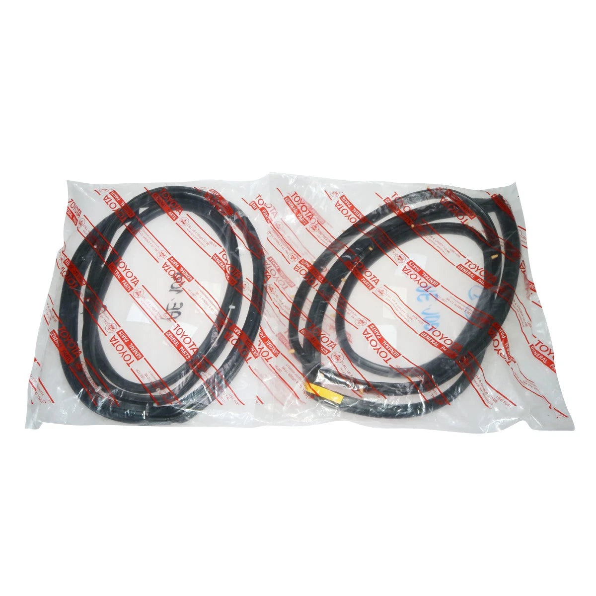 Set of 2 Rear Door Weatherstrips for Toyota Corolla (1991–1998)