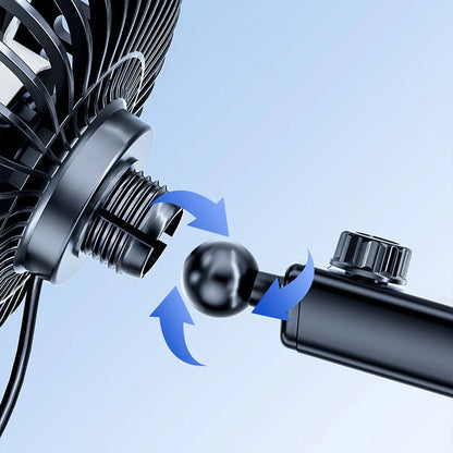 Desk USB Fan and Car Fan with Adjustable Speed Settings