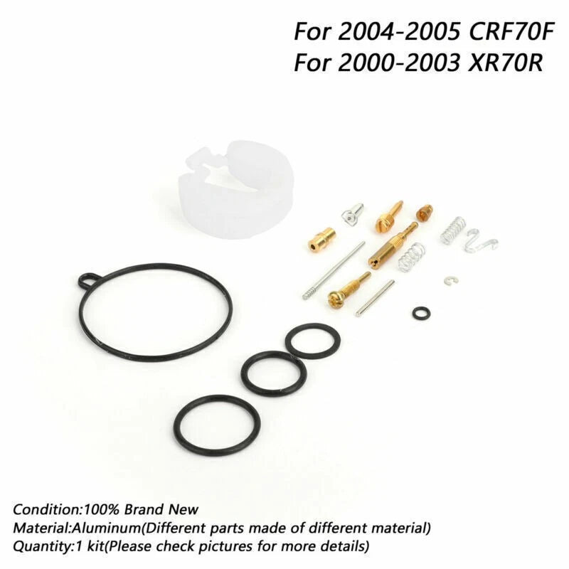 Carburetor Repair Kit for Honda XR70R (2000–2003) CRF70F (2004–2005)