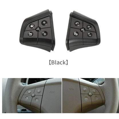 5 Button Black Steering Wheel Control Switch for Benz W164 ML GL Class (2006-2009)