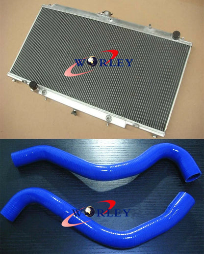Alloy Radiator & Blue Hose for Nissan Patrol GU Y61 (2000–2006)
