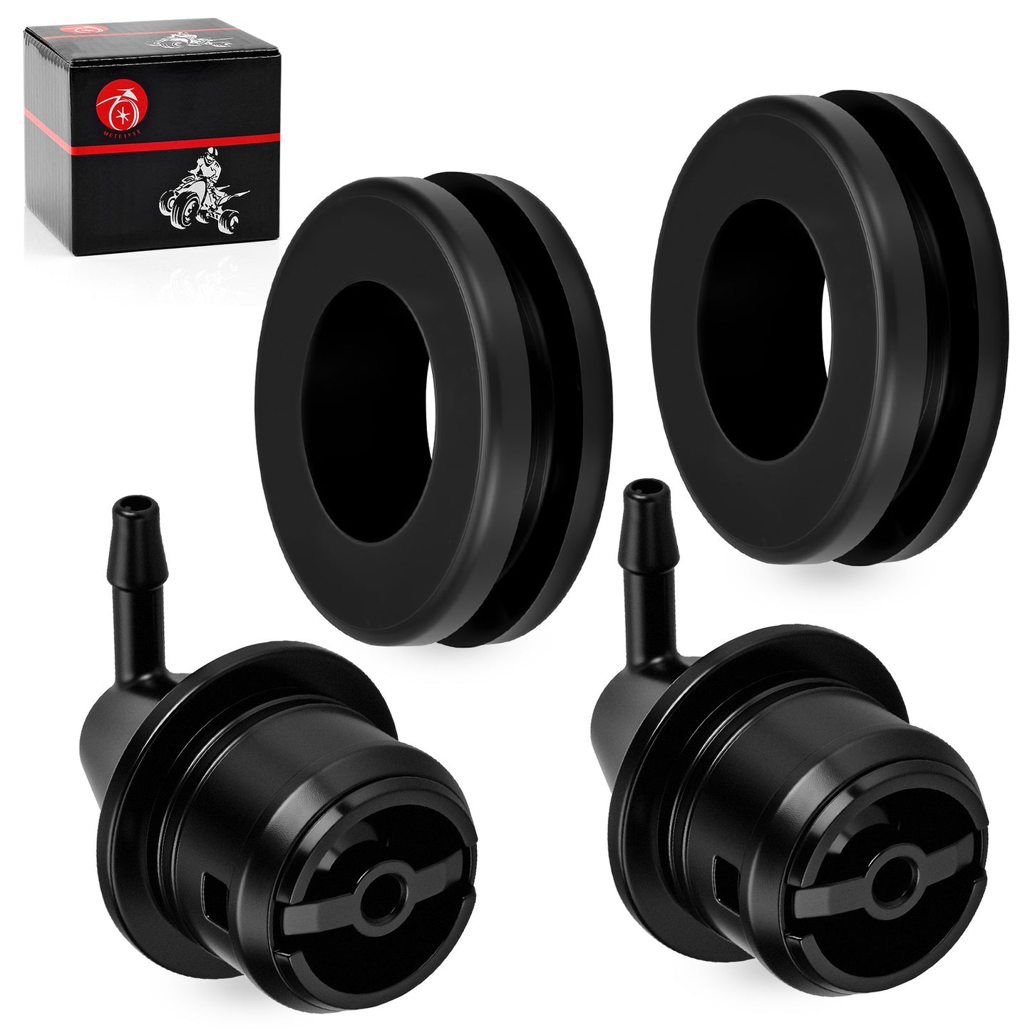 2 Fuel Tank Vent Insulation Grommets for Club Car DS Precedent (1992–2015)