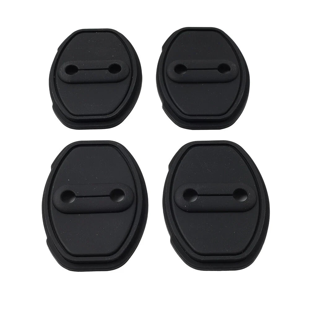 Blk Door Lock Protective Cover for Audi A3 A4 TT S3 S4 VW Golf Passat Tiguan