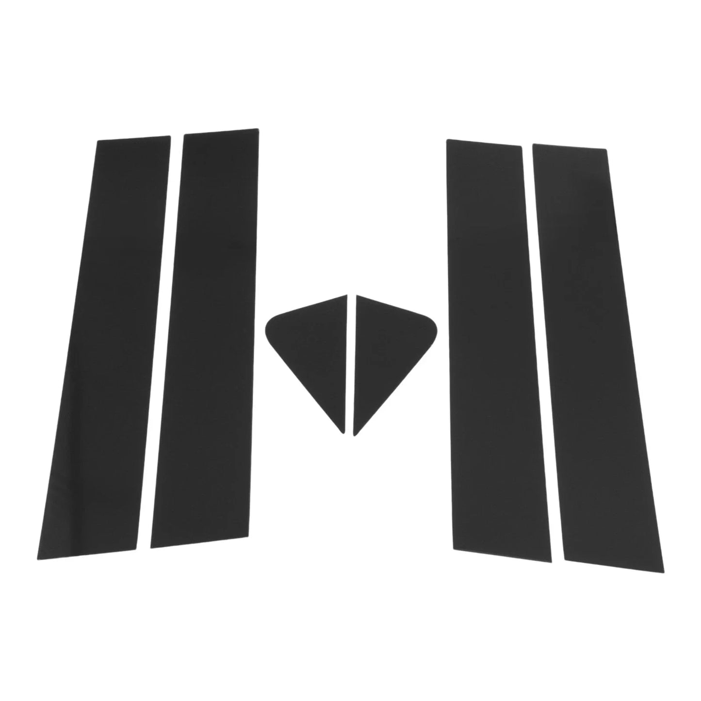 6 Pcs Black Pillar Window Trim for Chevy Trailblazer (2021-2024)