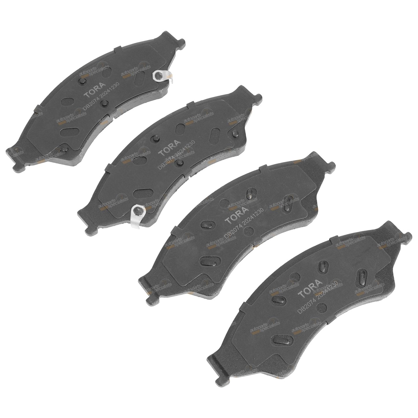 Set of 4 Front Disc Brake Pads for Mazda BT50 (2011–2019)