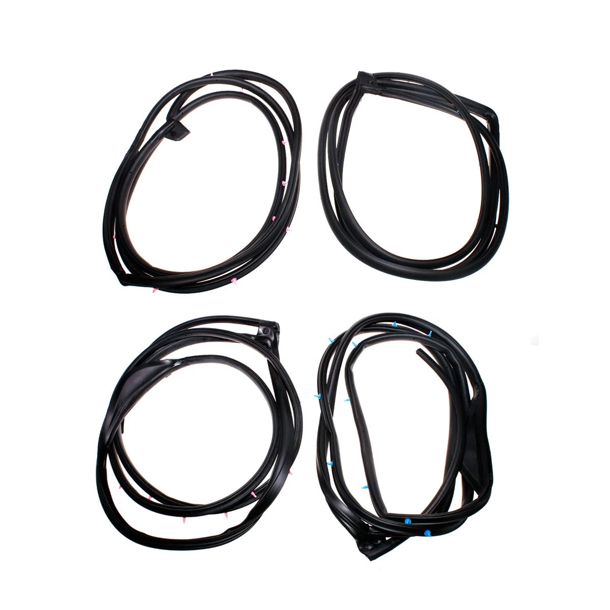 Set of 4 Door Weatherstrips for Honda Fit (2003–2008)