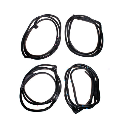 Set of 4 Door Weatherstrips for Honda Fit (2003–2008)