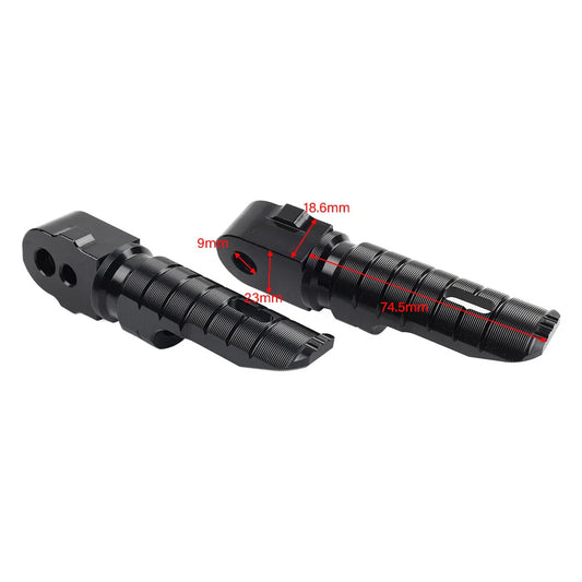 Blue Rear Footrests Pegs for Peugeot Speedfight 4 50 125 150 (All Years)
