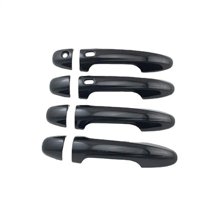 4 Pcs Black Car Door Handle Covers for Toyota Hilux (2015-2020)