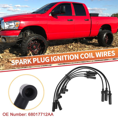 7 x Spark Plug Wire Ignition Coil Cables for Dodge Dakota (1999-2003)