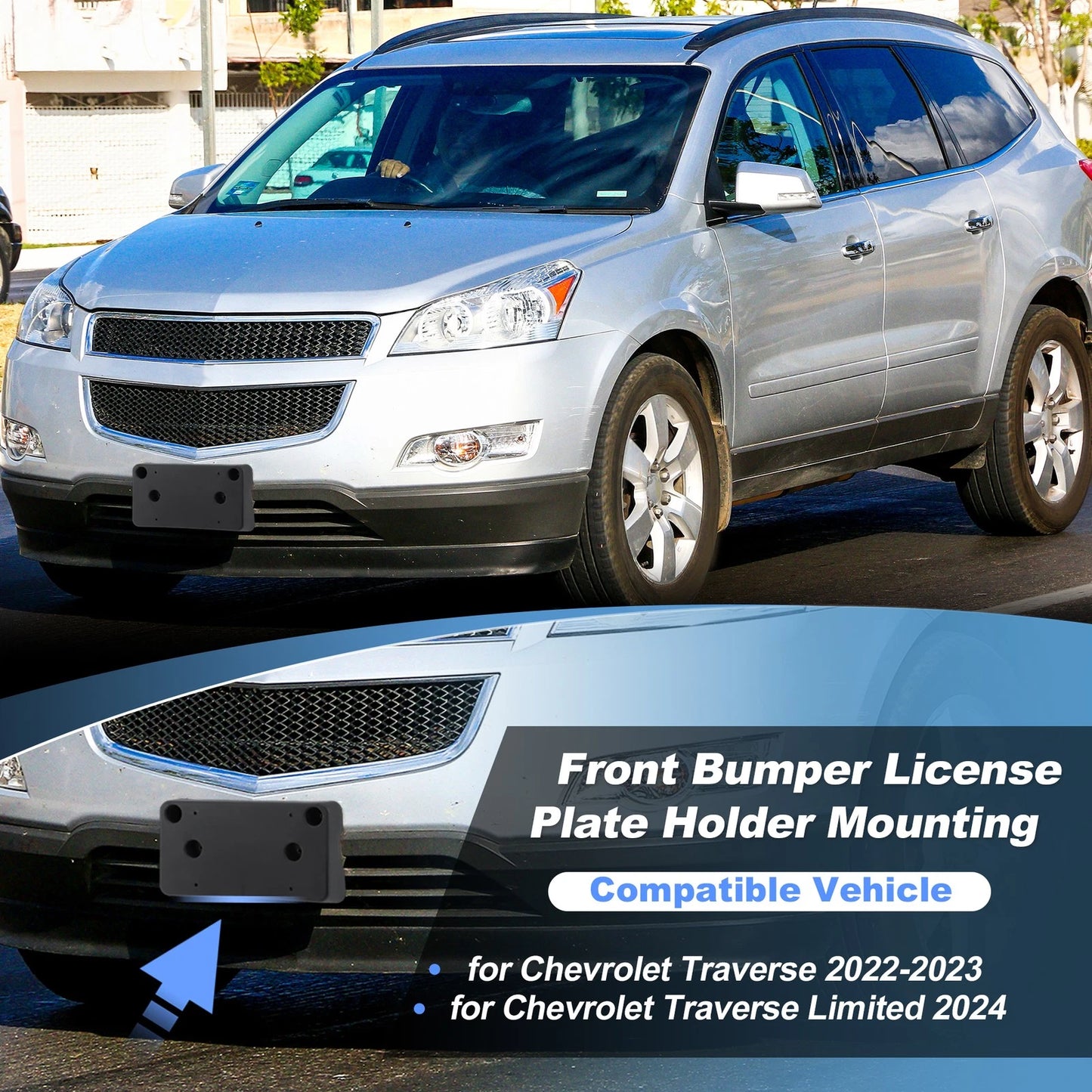License Plate Bracket for Chevrolet Traverse (2022–2023) No. 84426599, GM1068231