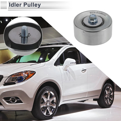 Drive Belt Idler Pulley for Buick Enclave 2009–2013 No. 5495550 Steel 1 pcs