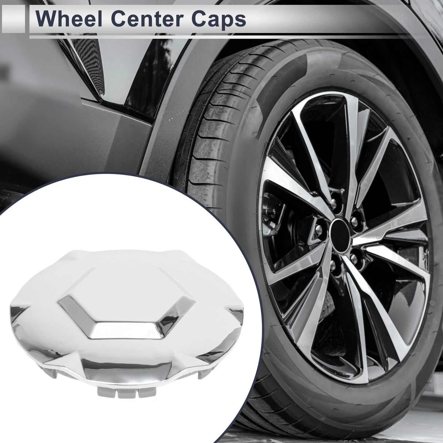 Wheel Center Cap for Chevrolet Envoy XL (2002–2009) Chrome Silver Tone