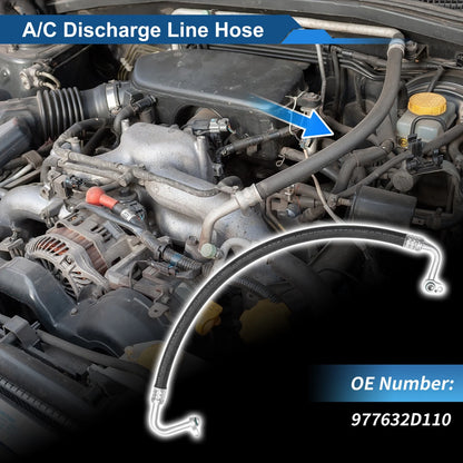 A/C Refrigerant Liquid Hose for Hyundai Elantra (2001–2006) No. 977632D110