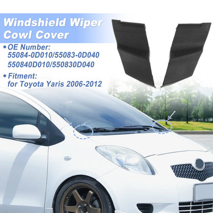 Windshield Cowl Replacement for Toyota Yaris (2006–2012) 55084-0D010/55083-0D040