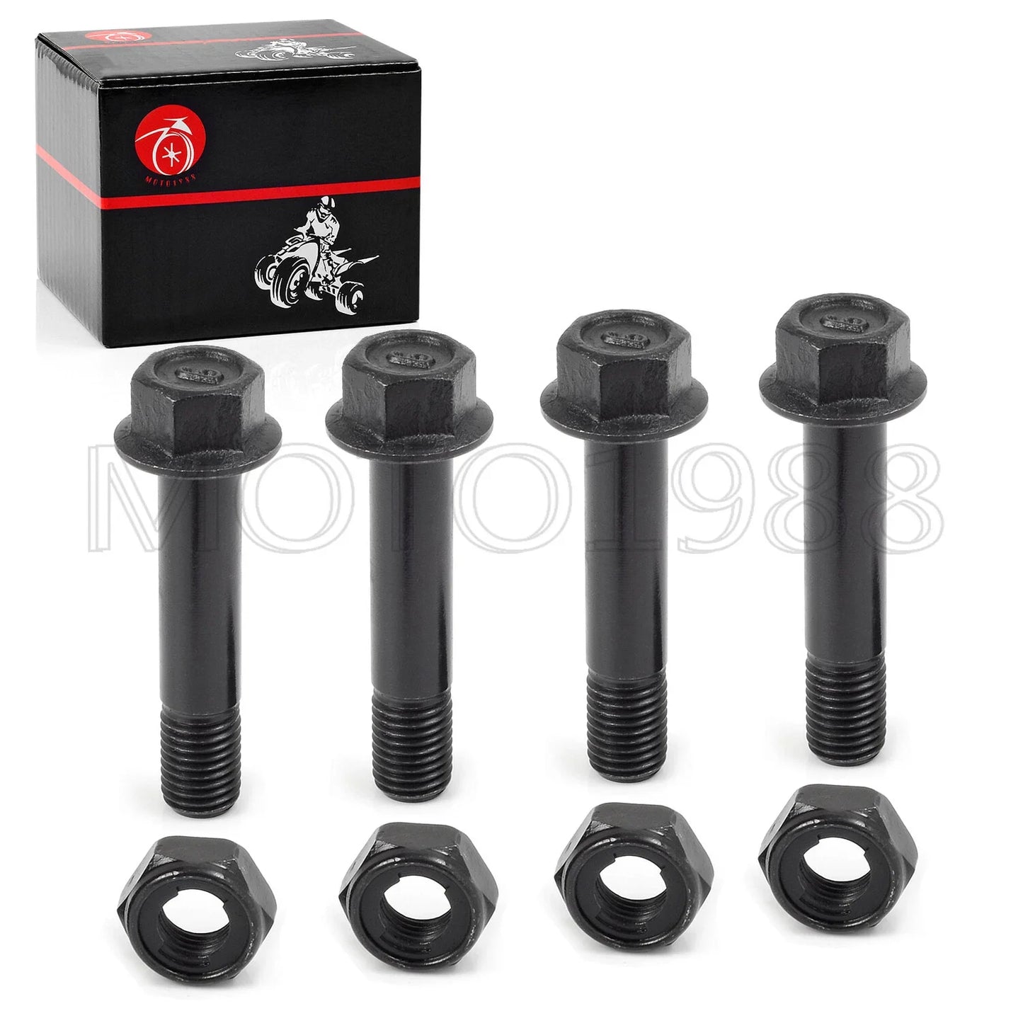 4PACK Front Shock Bolt & Lock Nut for Raptor 700 YFM700 YFM700R (2006–2020)