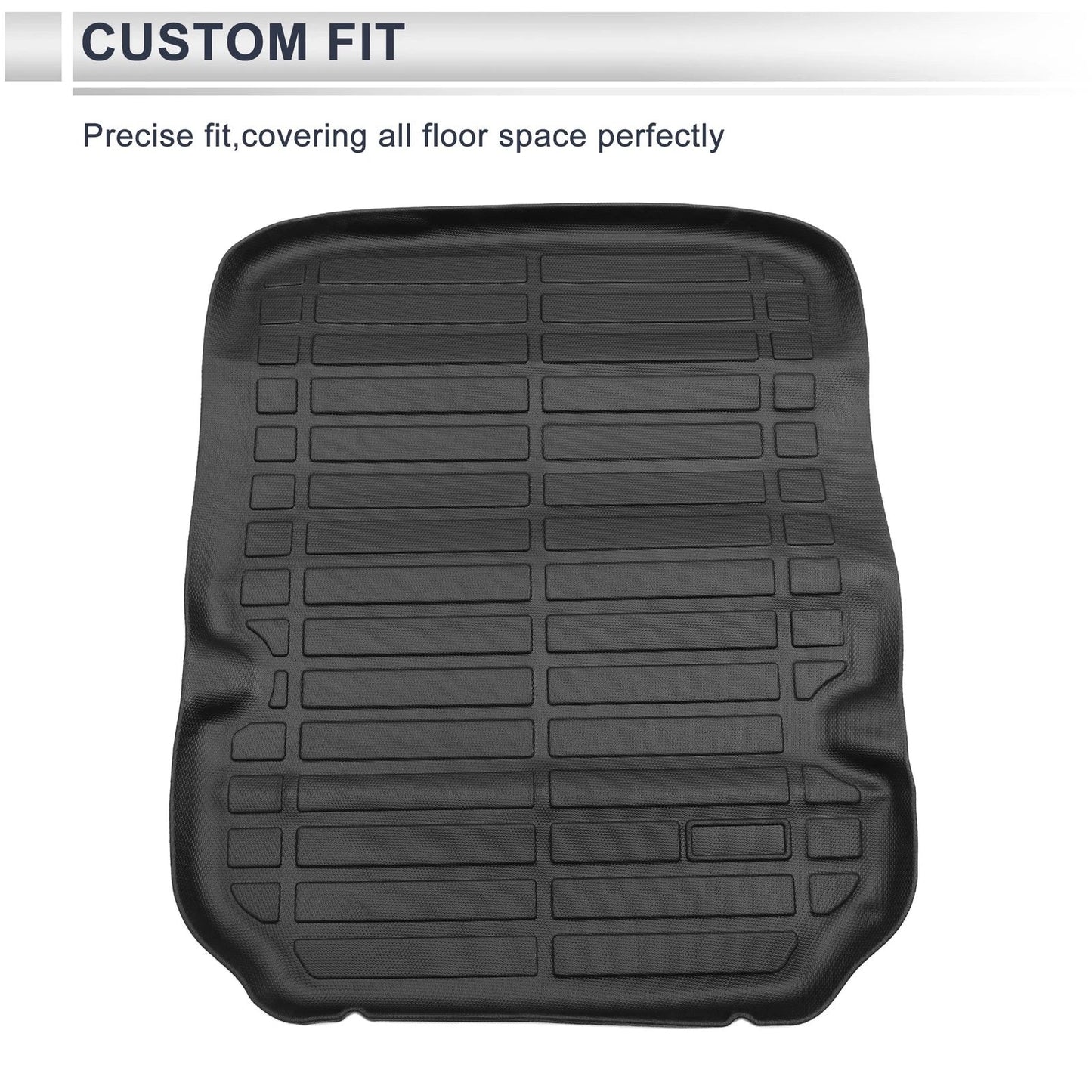 Cargo Liner Rear Trunk Mat for Chevrolet Camaro (2016-2024) Long Grid Pattern