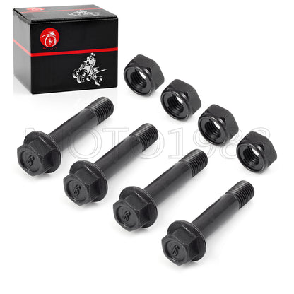 Set of 4 Front Shock Absorber Bolts & Lock Nuts for Yamaha Banshee (1987–2006)