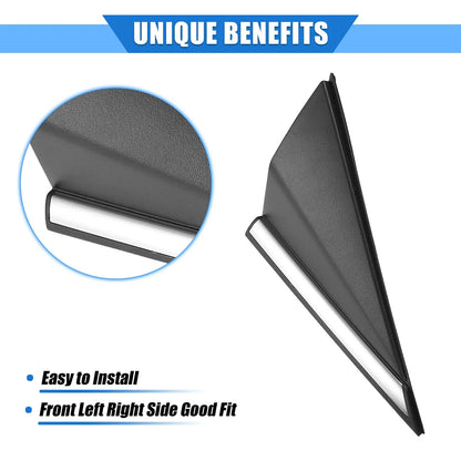 2 x Left Right Mirror Corner Triangle Covers for Hyundai Elantra (2014-2016)