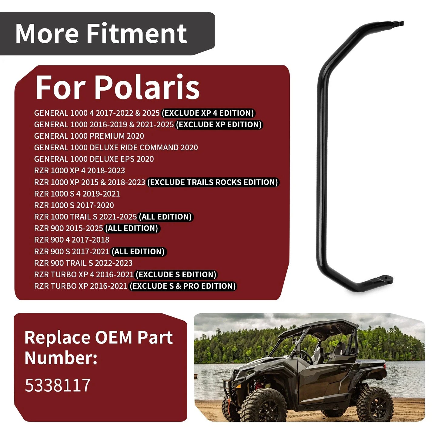 Stabilizer Bar for Polaris RZR Turbo XP 4 / XP (2016-2021)