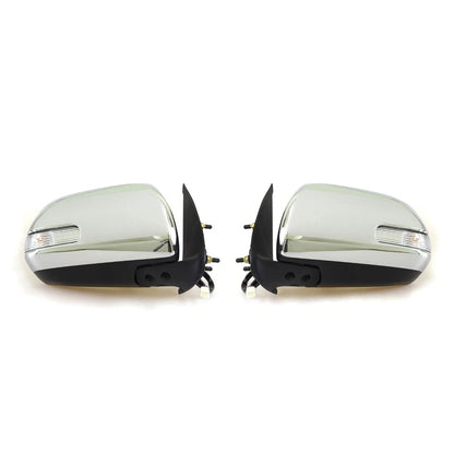 Chrome Electric LED Door Wing Mirror for Toyota Hilux MK7 SR5 (2005–2015)