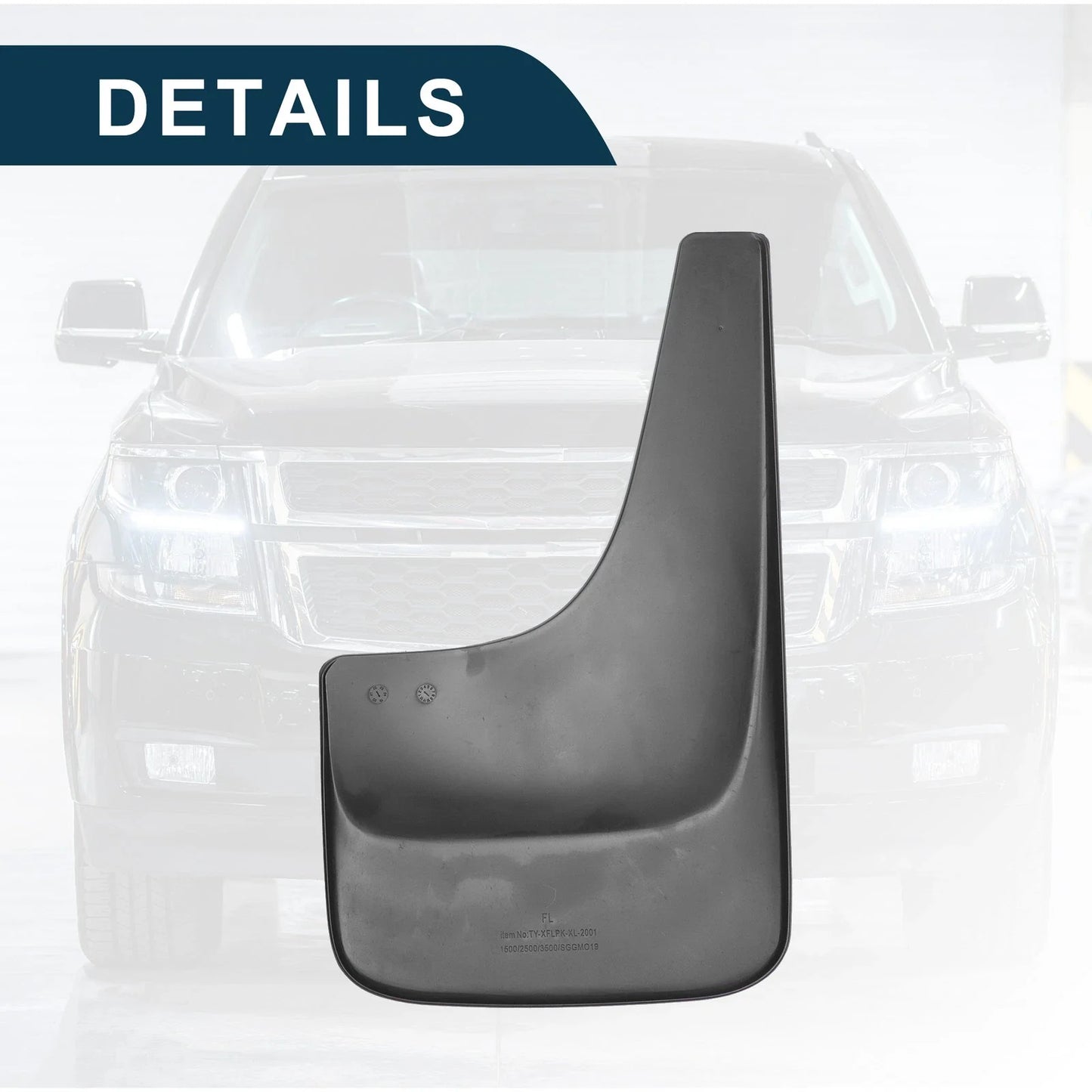Mud Flap Splash Guard for Chevrolet Tahoe Avalanche Suburban Silverado (2000-2023)