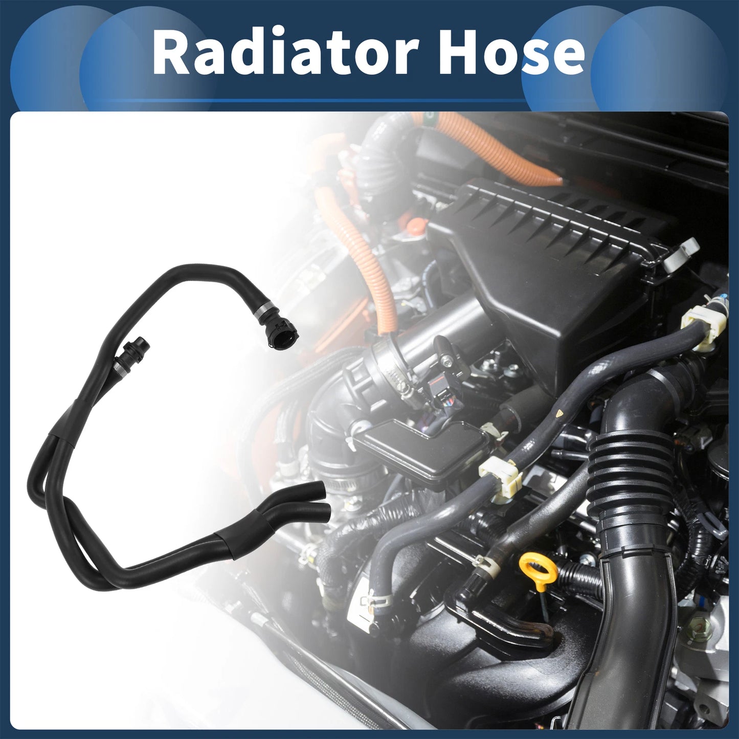 Radiator Hose for BMW F30 F30N F31 316i 320i (2012–2015) No. 64219223587 Rubber