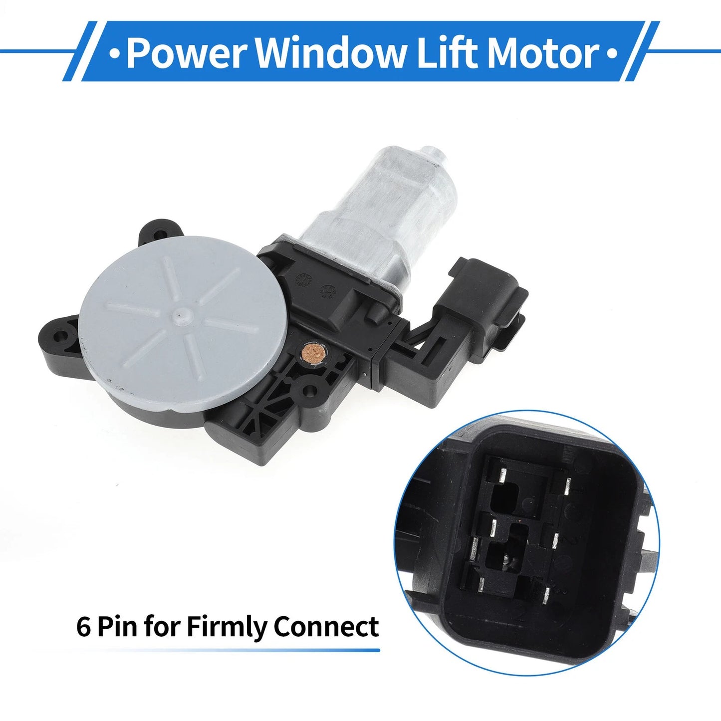 Front Left Power Window Regulator Lift Motor for Ford Ecosport (2013–2023)