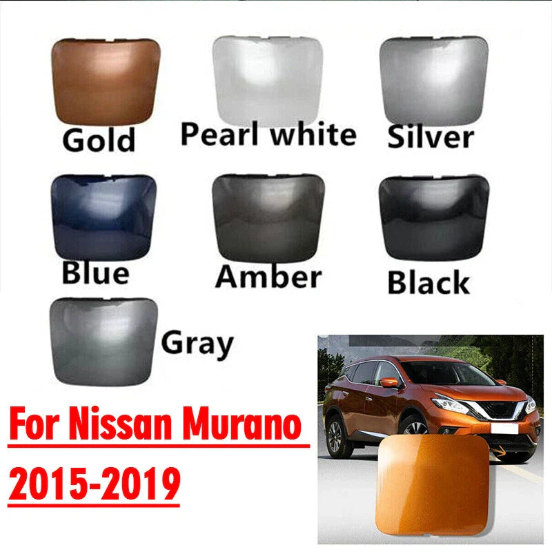 Front Bumper Tow Eye Hook Access Cover Cap for Nissan Murano (2015–2019)