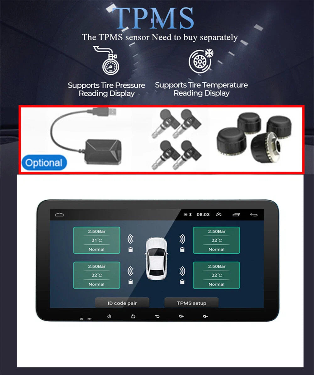 10.33'' Car Stereo Radio Head Unit for BMW 1-Series (2004-2012)
