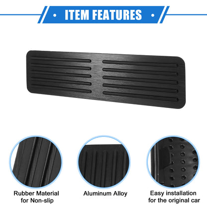 3 Pcs Gas Brake Foot Rest Pedal for Ford Explorer (2020–2023) Black