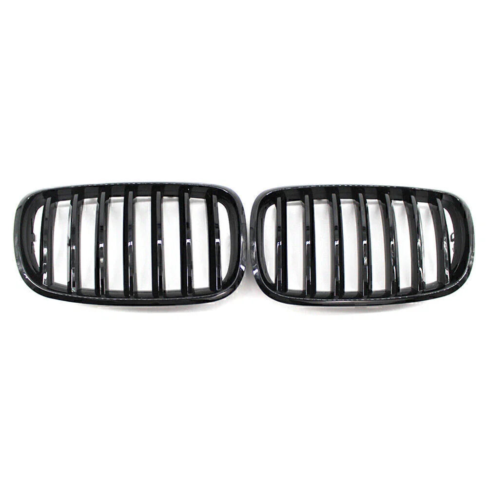Gloss Black Front Kidney Grille for BMW X5 X6 E70 E71 (2007-2013)