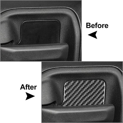 4 x Inner Door Handle Bowl Cover Trim for Jeep Wrangler (2011-2017)