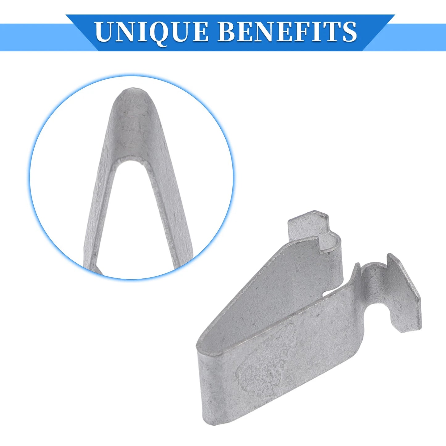 10 Pcs B-Pillar Trim Panel Clip for Volkswagen Passat (1998–2010) Metal