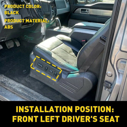 Front Left & Right Seat Switch Bezels for Ford F-150 (2009-2014)