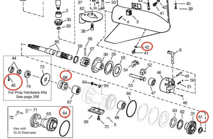 Lower Unit Oil Seal for Evinrude Johnson 150-225HP
