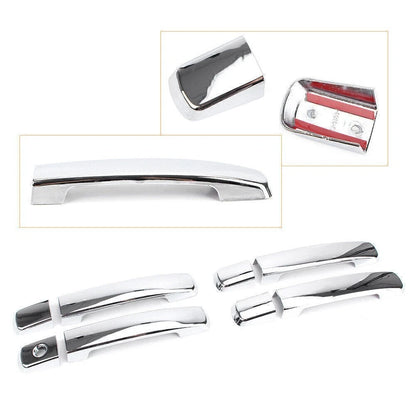 Set of 2 Black Exterior Front Left & Right Door Handles for Nissan D21 (1986–1997)