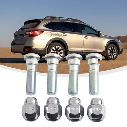 Thread Size 1.25 Wheel Hub Bolt Stud & Nut Set for Forester Set of 4