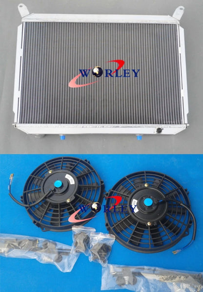 Aluminum Radiator with Fans for Nissan 300ZX (1984–1989)
