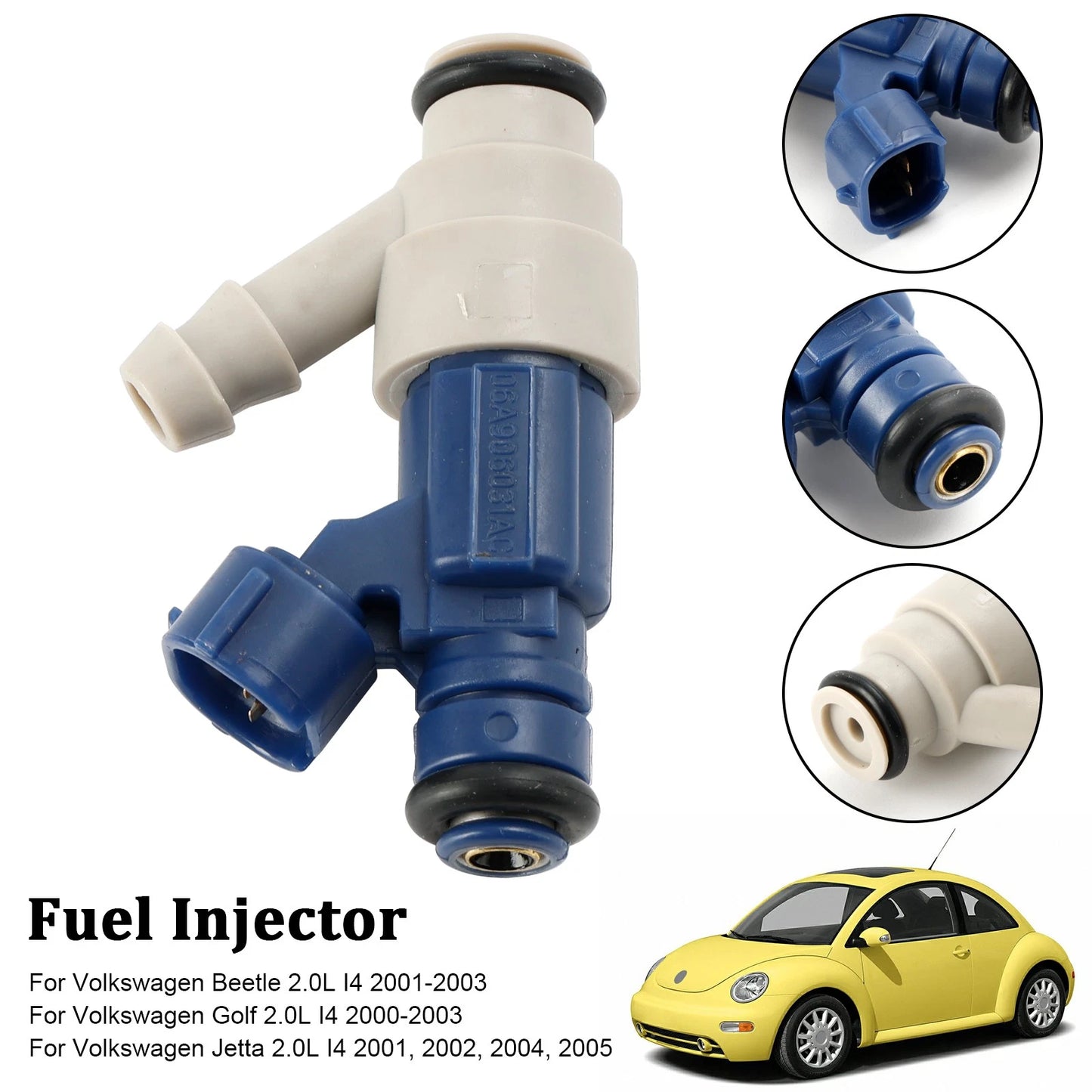 Fuel Injector 0280155995 for VW Golf Beetle Jetta 2.0L (2000–2005)