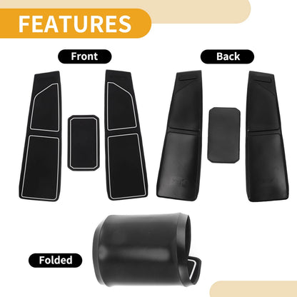 Dashboard Cover for Ford Bronco (2021–2024) Black Gray Set of 1