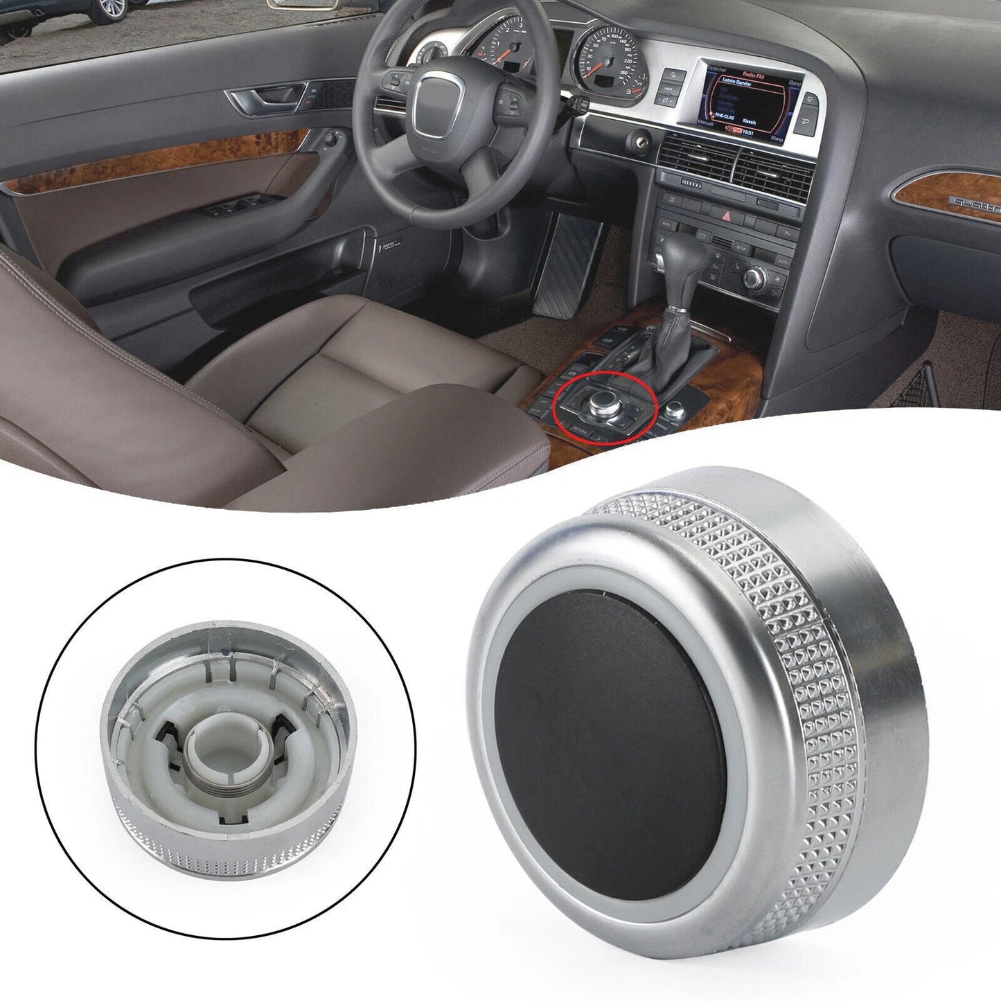 Clear Headlight Lens Cover for BMW E38 (1999–2001) Left H8