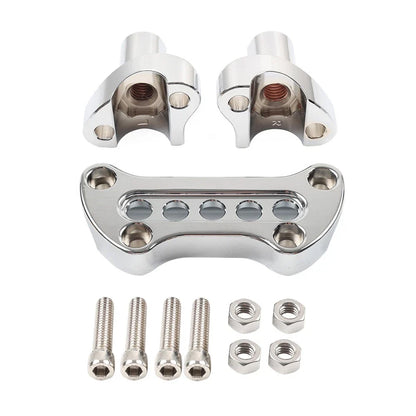 2" Straight Handlebar Riser & Top Clamp for Harley Dyna Touring Road Glide (2006-2023)