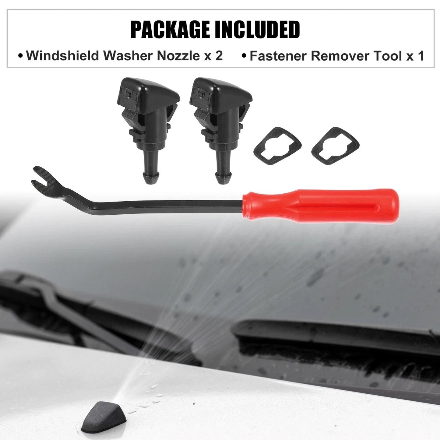 5 x Front Windshield Washer Nozzles for GMC Envoy, Trailblazer (2002-2009)