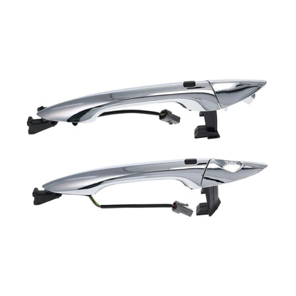 Set of 2 Chrome Door Handles with Sensor for Hyundai Elantra (2011–2015)