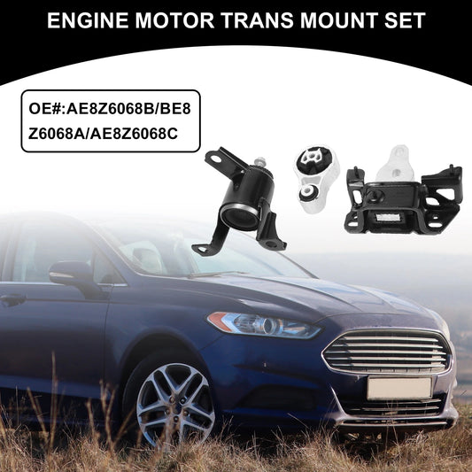 Engine Motor Trans Mount Set for Ford Fiesta 1.6L (2011–2017)