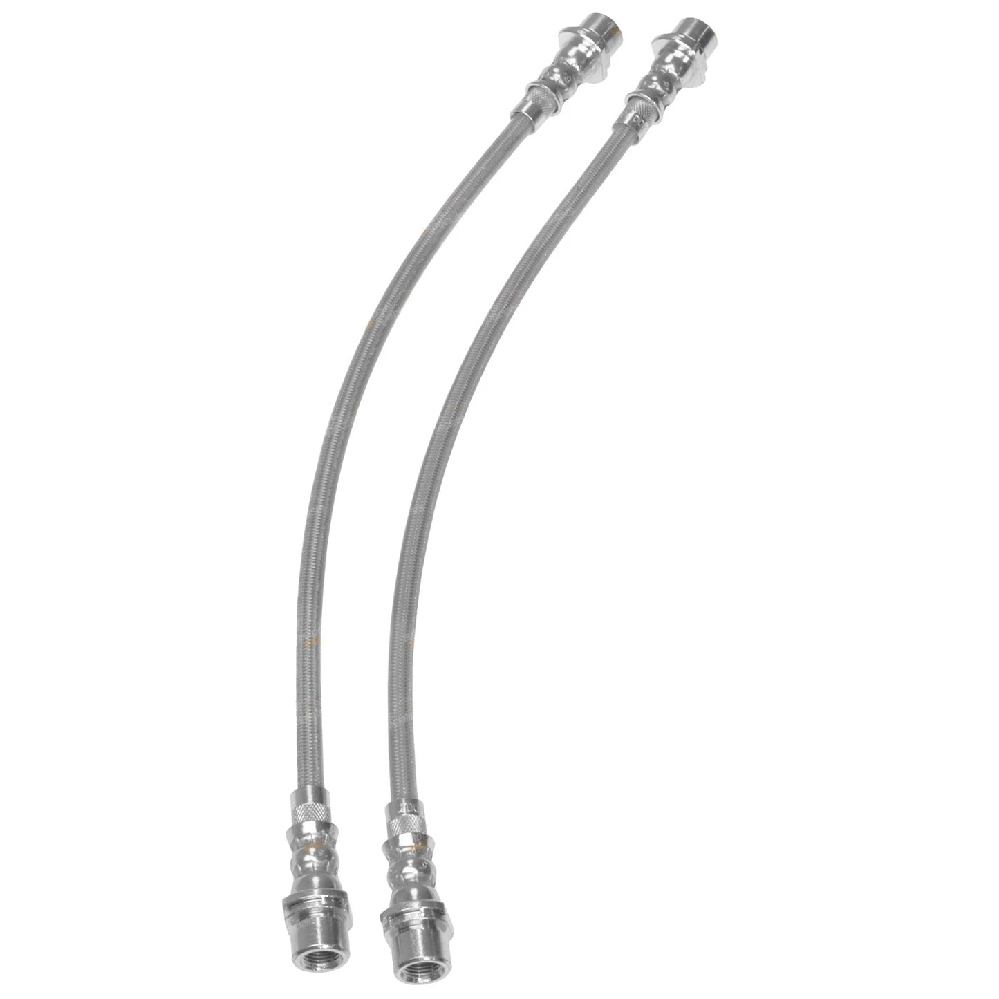 Front Extended Stainless Steel Braided Brake Hoses for Hilux (2015–2019)